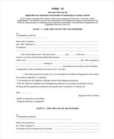 9 Ownership Transfer Letter Samples PDF Word