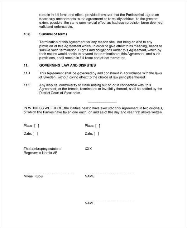 Transfer Business Ownership Agreement