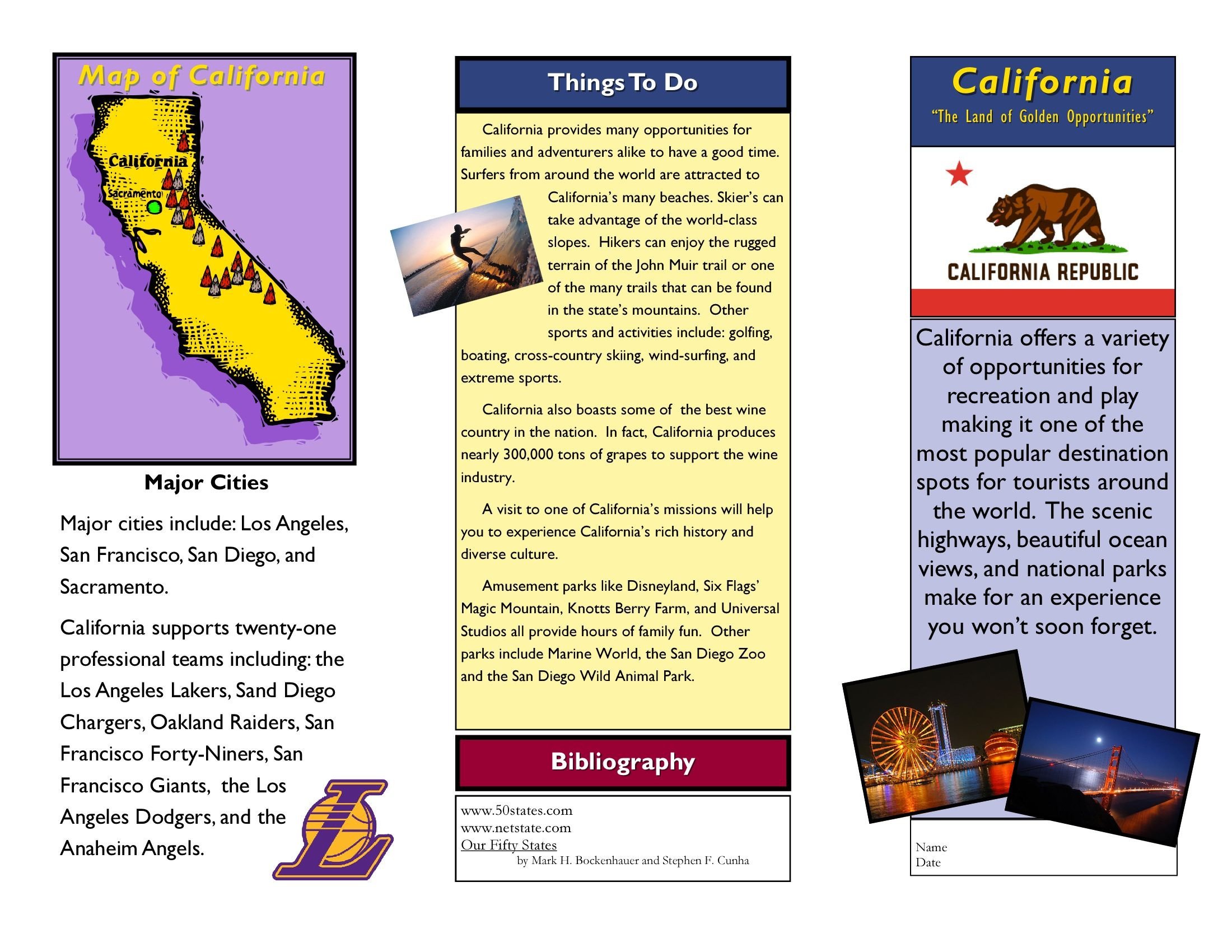 Travel Brochure Examples For Students