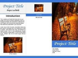 Tri fold Brochure Template for Google Docs by ltgunkel