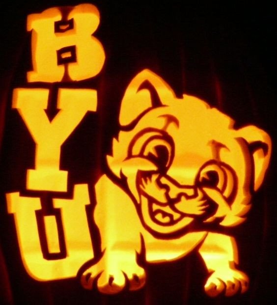 A BYU pumpkin carving BYU Pinterest
