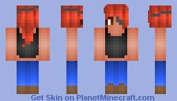 Human Undyne Undertale Minecraft Skin