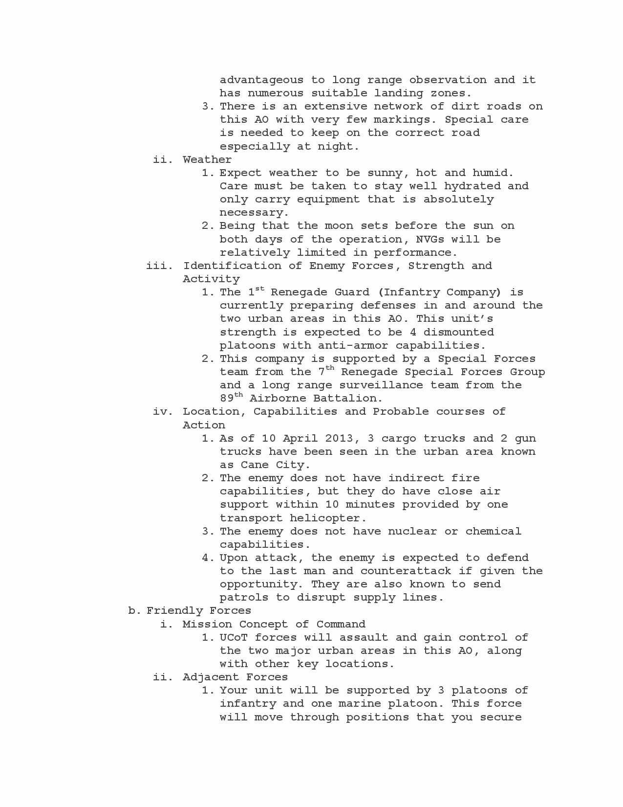 25 of USMC Warning Order Template PDF