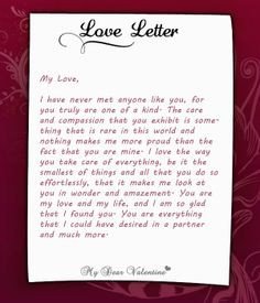 1000 images about Love Letters for Her on Pinterest