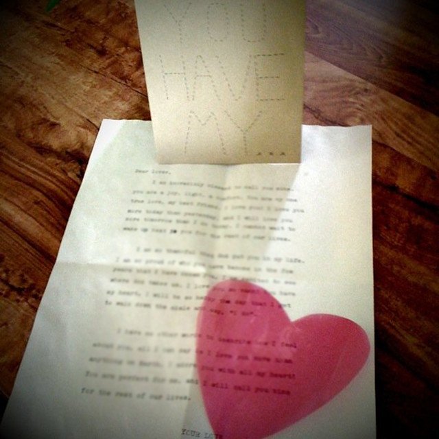 valentines day love letters for him her