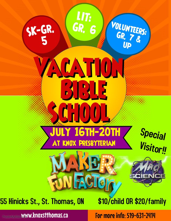 30 Vbs Flyer Template Simple Template Design