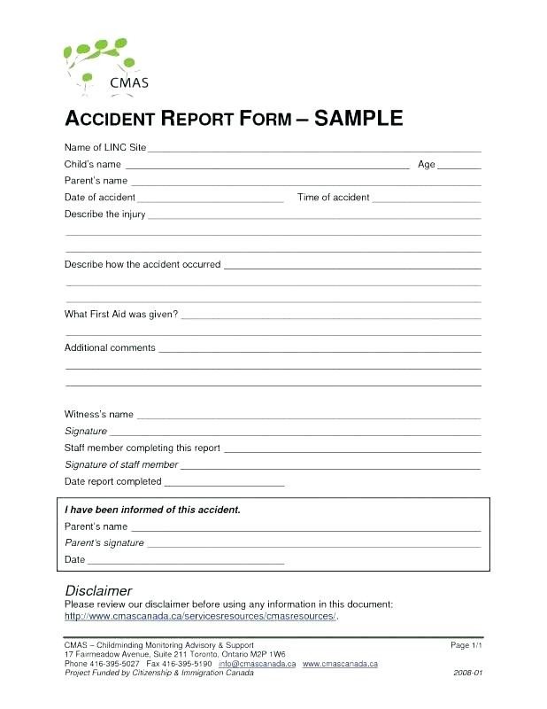 tario Motor Vehicle Accident Report impremedia