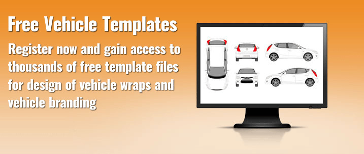 Register For Free Unlimited 2D Vehicle Template Downloads