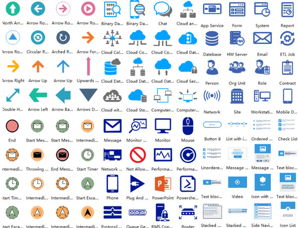 Are there any links to UX Visio stencils shapes Quora