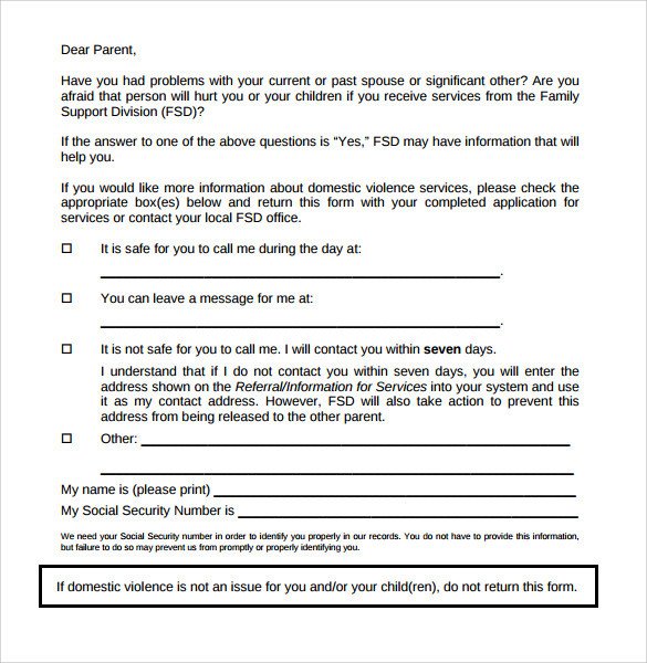 Sample Child Support Agreement 5 Documents In PDF Word