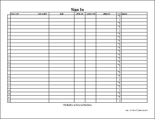 customizable printable sign up sheets templates