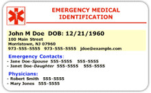 FREE Printable Medical Alert Card Freebies and Free