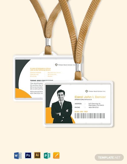 Security ficer ID Card Template Download 274 ID cards