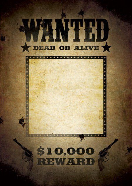 Free Wanted Poster Template Ideas in 2019