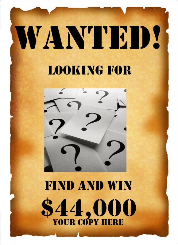 Wanted Poster Template 20 Download Documents in PSD