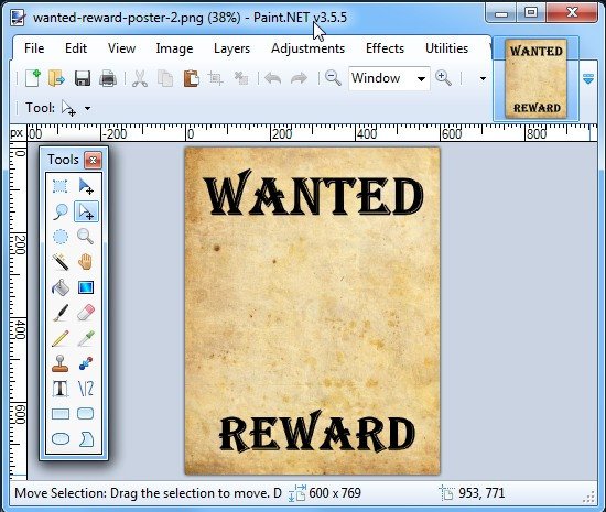 Create a Wanted Poster