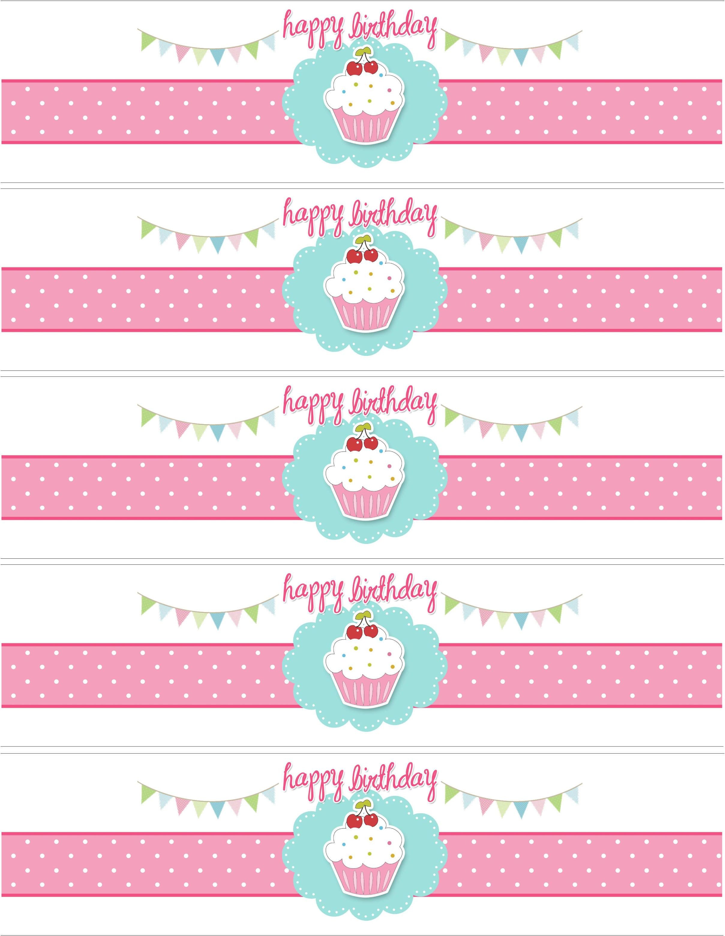 Cupcake Themed Birthday Party with FREE Printables