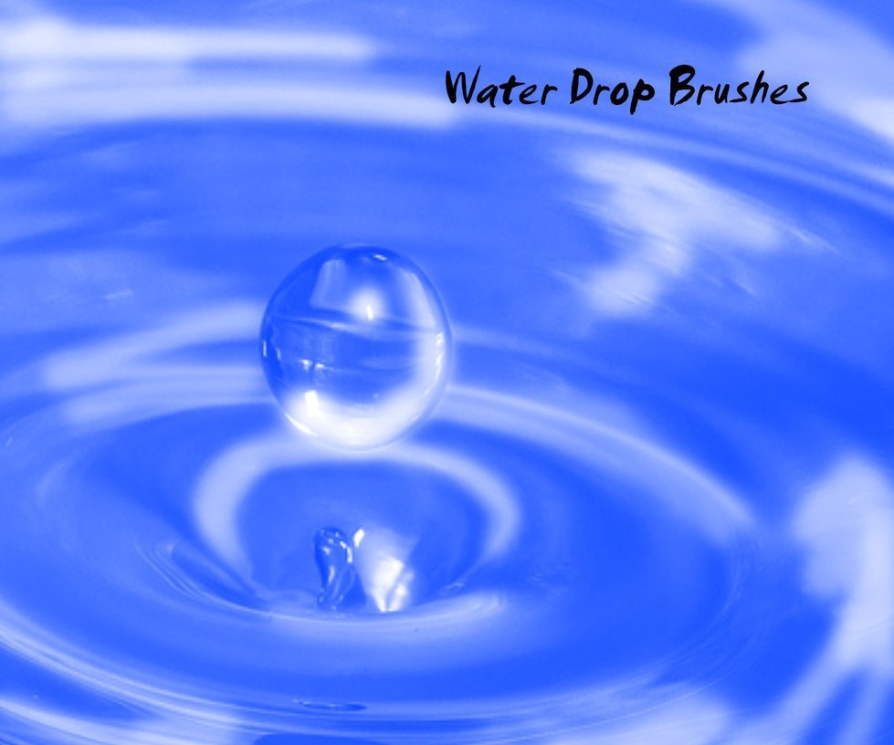 Water Drop Brushes Symbol shop Brushes