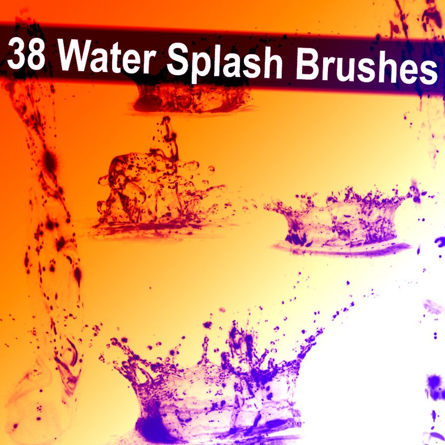 38 Water Splash Brushes by XResch on DeviantArt