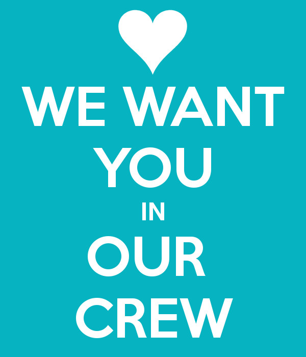 WE WANT YOU IN OUR CREW Poster jg