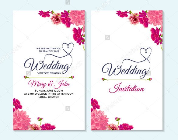 Wedding Card Template – 91 Free Printable Word PDF PSD
