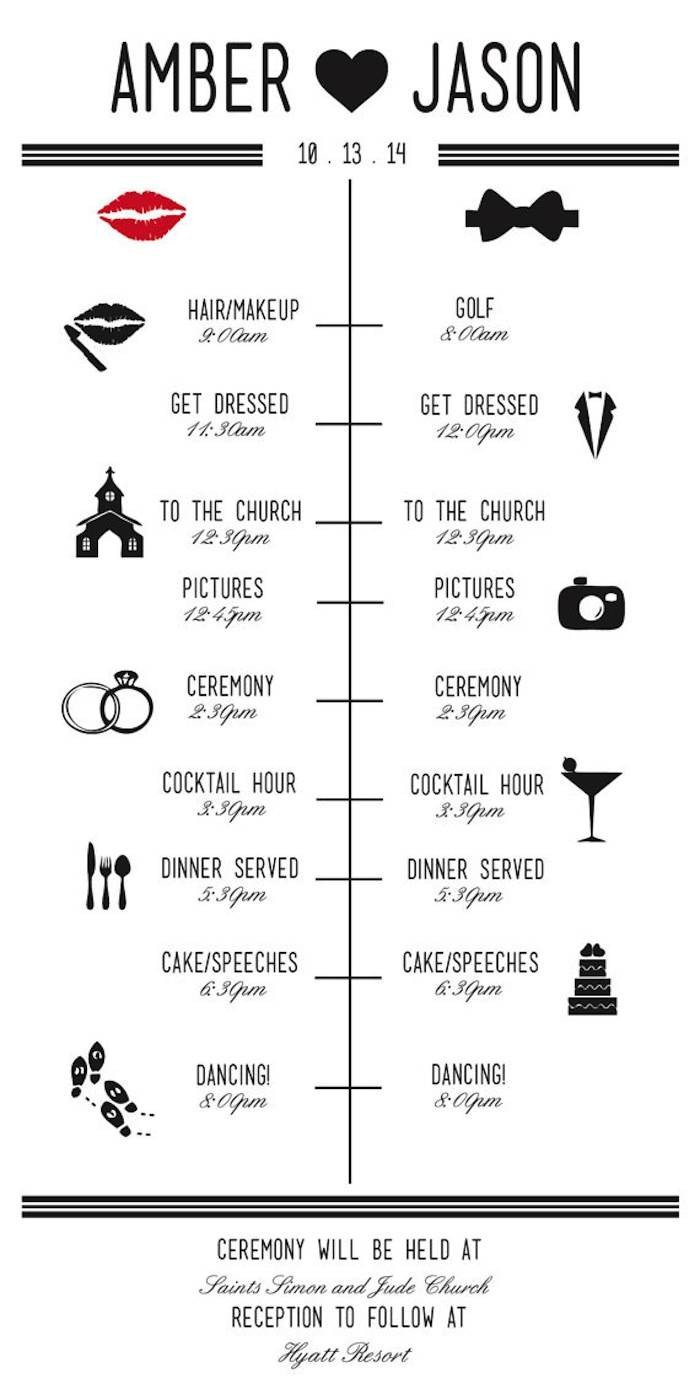 Wedding Reception Timeline Planning Guide MODwedding