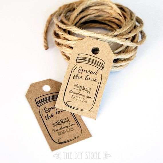 Spread The Love Wedding Favor Tag Template SMALL by