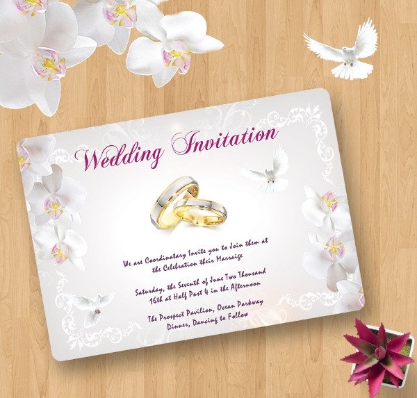 40 Wedding Invitation Template Free PSD Vector AI EPS
