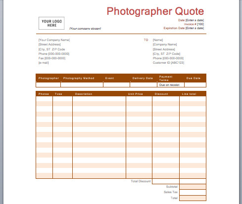 graphy Quotation Template Quote Template