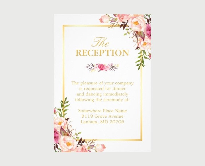 15 New Wedding Reception Invitation Templates PSD AI