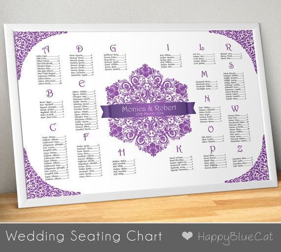 Wedding Seating Chart Wedding Seating Reception Template