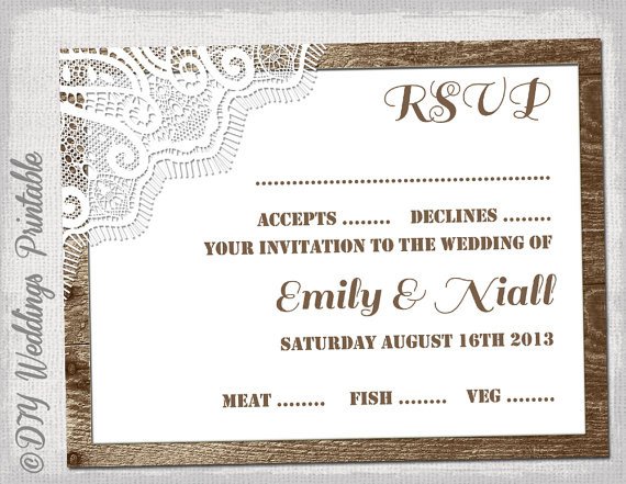 Wedding RSVP Wording Ideas and Format 2017 Edition RSVPify