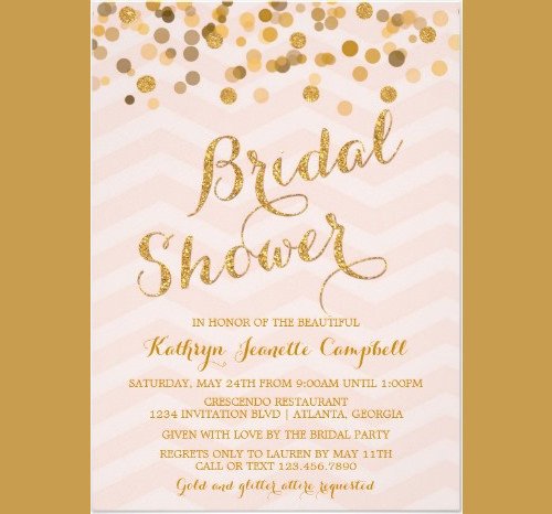33 PSD Bridal Shower Invitations Templates
