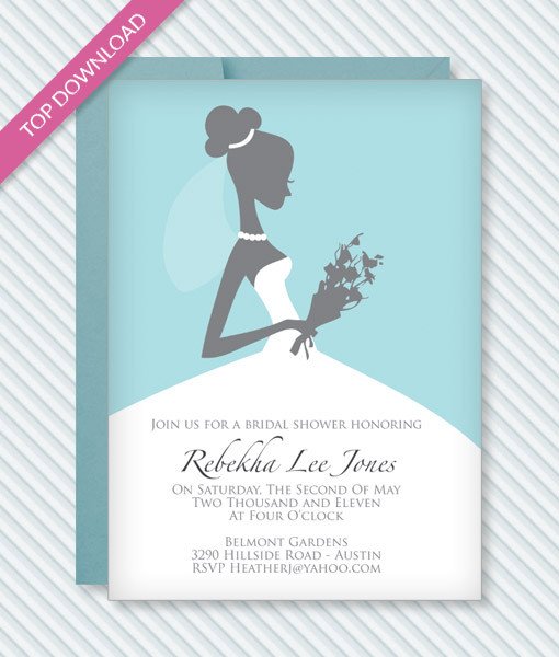 Bridal Shower Invitation Template – Download & Print
