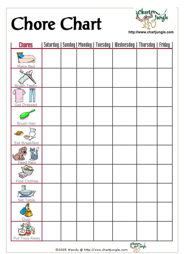 Best 25 Weekly chore charts ideas on Pinterest