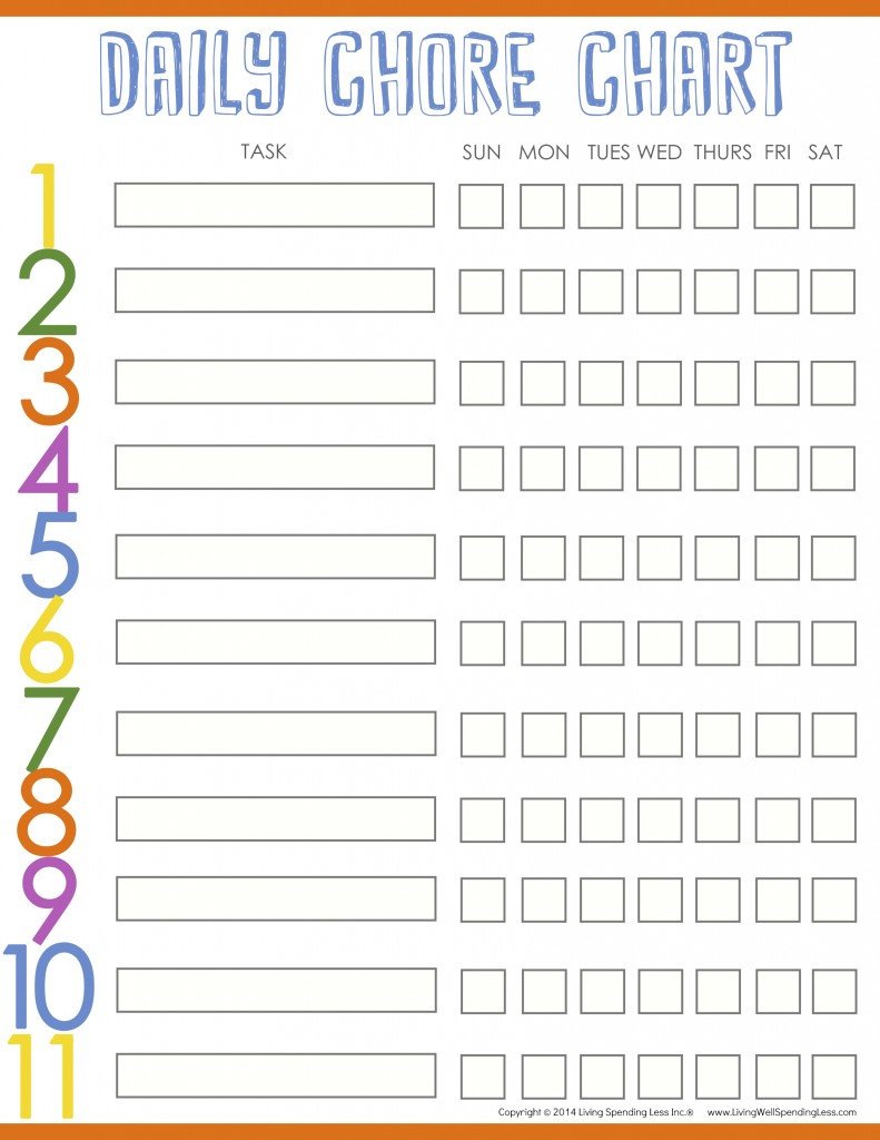 Best Chore Charts for Kids