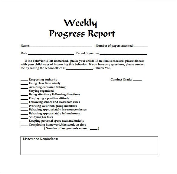 FREE 25 Sample Weekly Report Templates in Docs