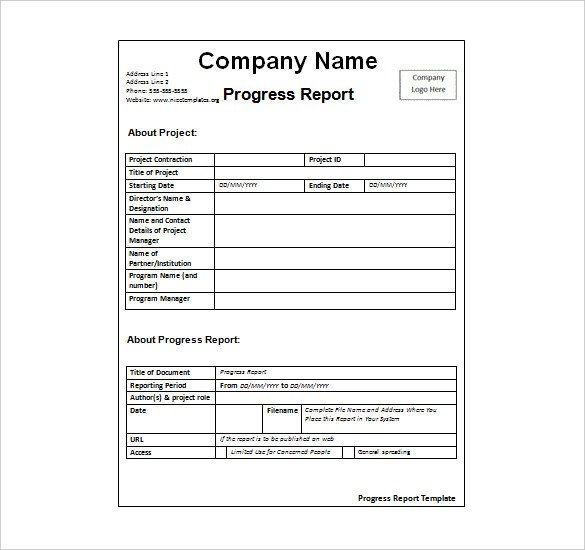 Status Report Template 27 Examples You Can Download Free