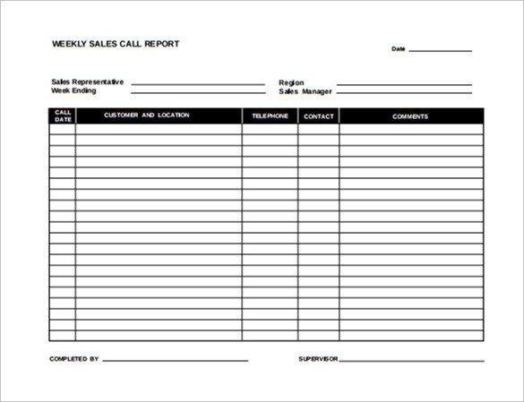 Sample Sales Report Template 7 Free Documents Download