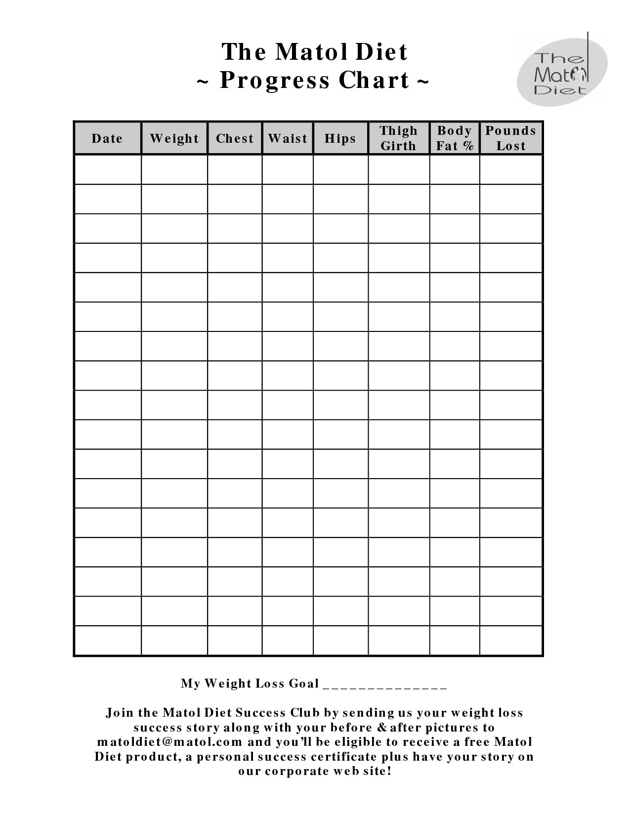 weight loss template