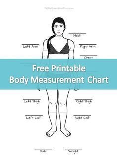 25 best ideas about Body measurement chart on Pinterest