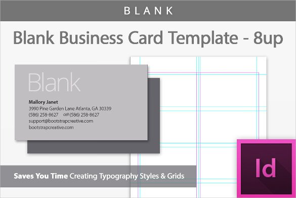 44 Free Blank Business Card Templates AI Word PSD
