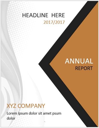 20 Report Cover Page Templates for MS Word