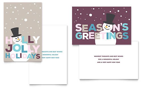 Free Greeting Card Template Download Word & Publisher
