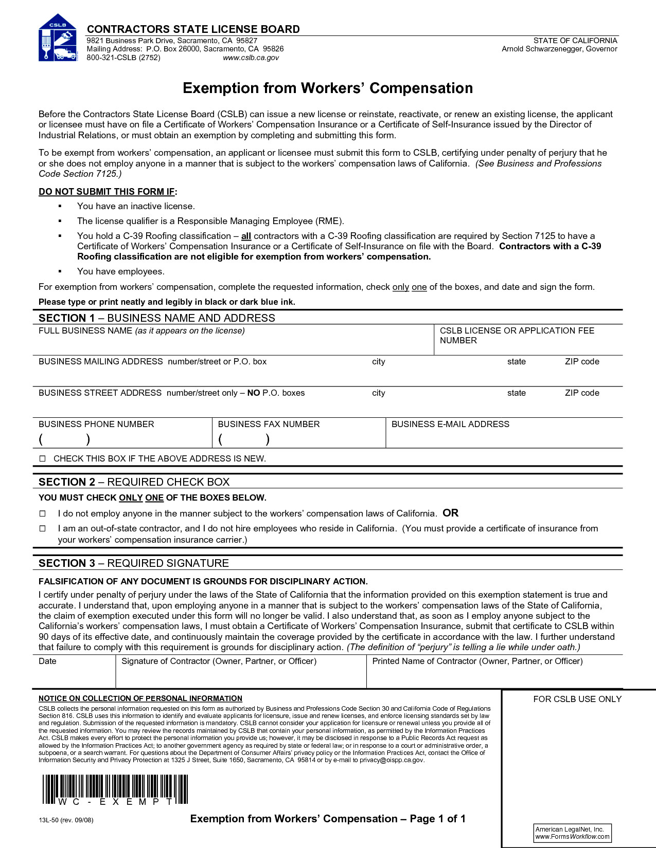 Best s of California Workers pensation Forms