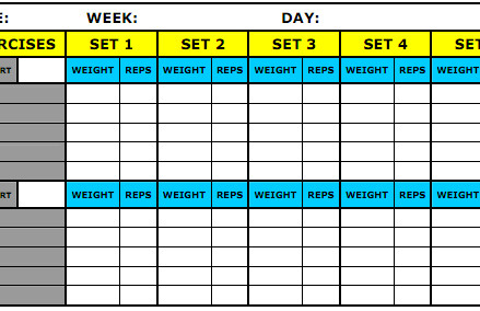 8 Best Workout Log Templates for Excel and Word