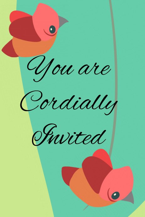 You are cordially invited Template