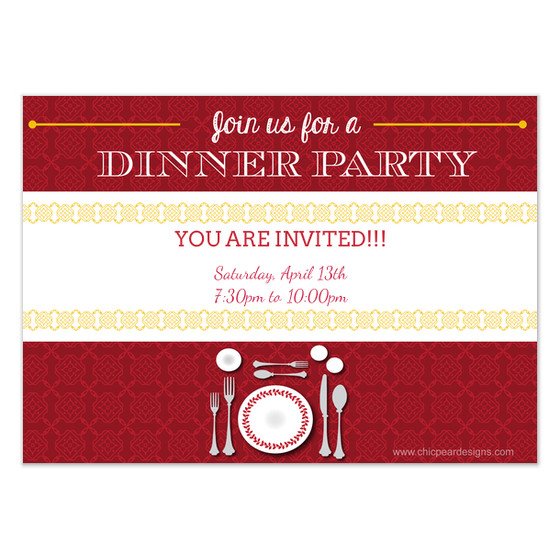 You Are Invited To Dinner Invitations & Cards on Pingg