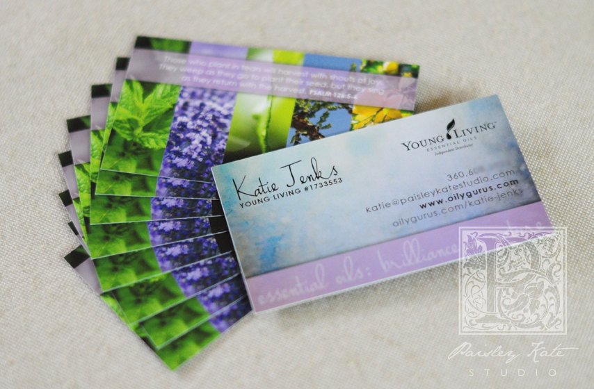 250 Young Living Distributor Business Cards by