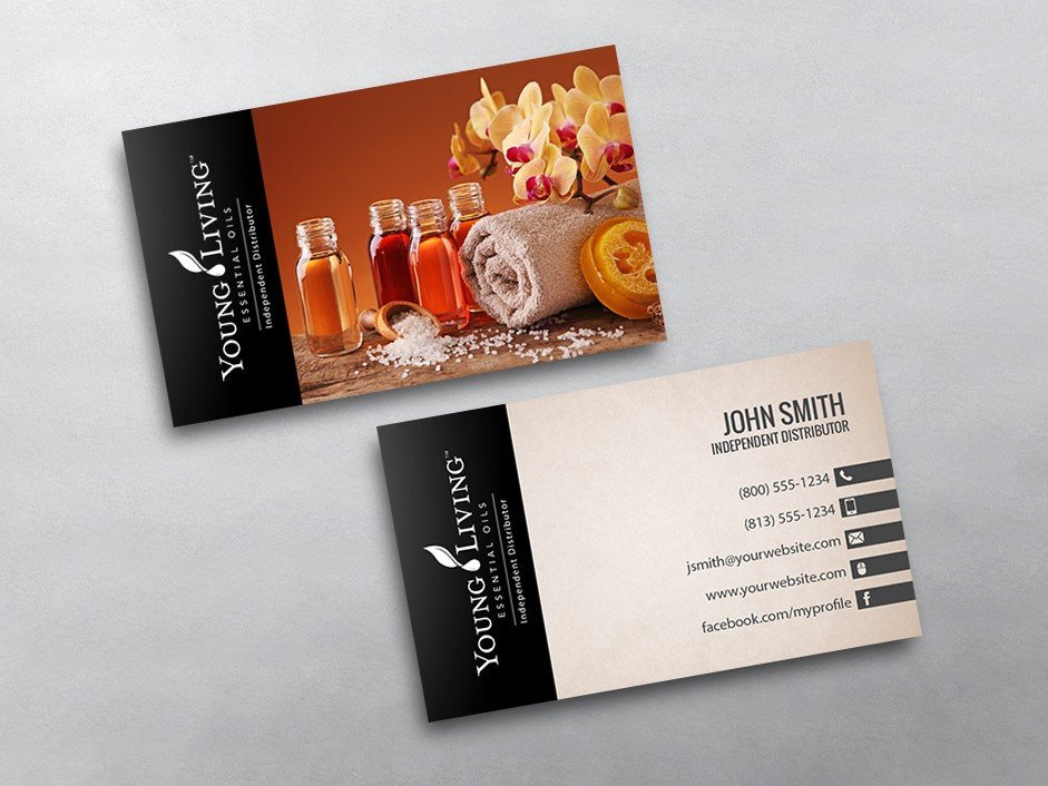 Young Living Business Cards